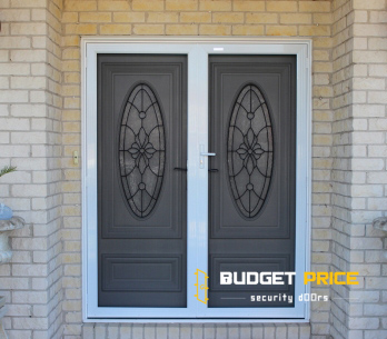 White Stainless Double Doors